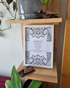 Home And Living: Kai karakia Print