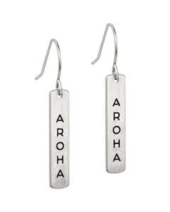 Little Taonga Ws: Aroha earrings silver