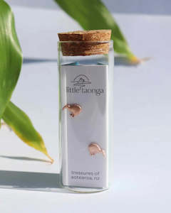 Kiwi studs - rose gold