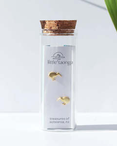 Kiwi studs - gold