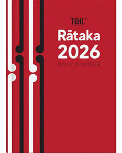 Stationery: A5 Day Per Page Rātaka 2026 Red Koru