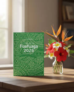 Tuhi Stationary Ws: B5 Day Per Page O Aso Ma Ona Fuafuaga 2026 Green