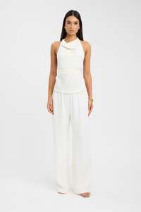 Sleeveless Work Tops: Maria Tie Top