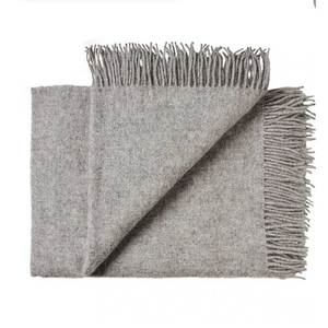 Weave: NZ Lambswool Nevis Throw - Ash