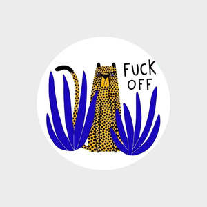 Ceramic Coaster - F**k Off