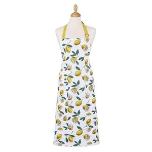 Mustard Yellow: Cotton Lemons Apron