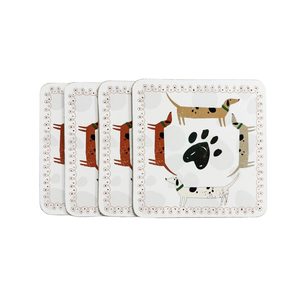 Dog Stack Coaster Set/4