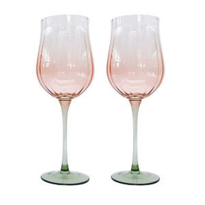 Tulip Wine Glasses Set/2