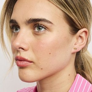 Freya Dragonfly Stud Earrings - Gold