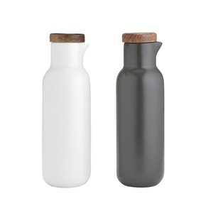 Essentials Oil & Vinegar Set - White/Charcoal