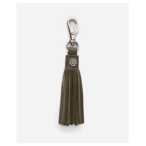 Stitch Hide: Leather Bag Tassel - Olive