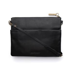 Leather Juliette Clutch Bag - Espresso