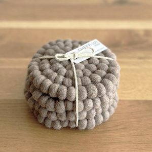 NZ Wool Coasters – Fawn