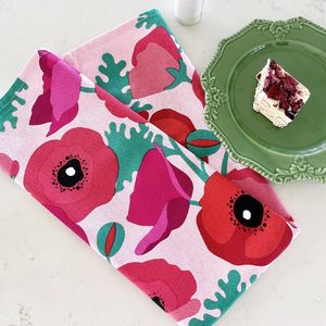 Poppies Tea Towel
