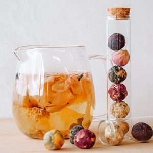 Specialty Drinks: Blooming Tea Balls in Test Tube (6pc)