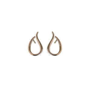 Flame Rose Gold Earrings NZ