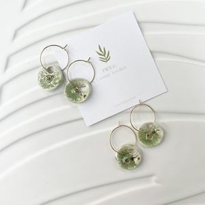 Handmade Ceramic Kina Earrings