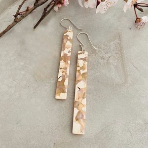Spring Blossom Long Rod Earrings