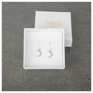 Wanderlust Silver Moon Earrings