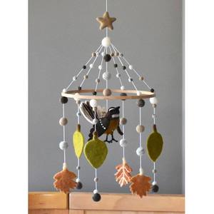 Baby Mobiles: Handmade NZ Wool Baby Mobile - Fantail