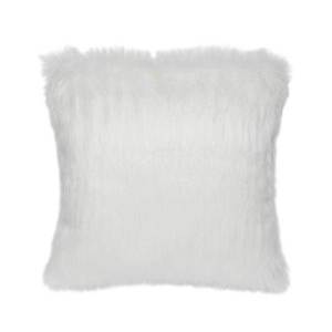 Kids Cushions: Cream Faux Fur Cushion (45cm)