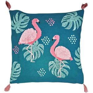 Oasis Flamingo Cushion (45cm)