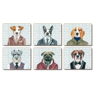 Dogs Dinner Placemat Set/6