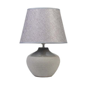Speckled Grey Urn Lamp (42.5cm)