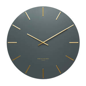 One Six Eight: Charcoal Luca Clock (40cm)