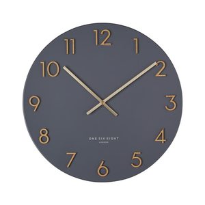 One Six Eight: Charcoal Katelyn Clock (40cm)