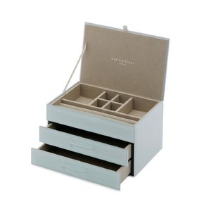 Gabriella Medium Jewellery Box - Duck Egg Blue