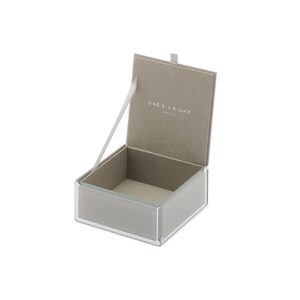 Sara Small Jewellery Box - Cool Grey