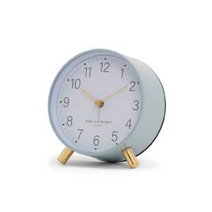 One Six Eight: Maisie Alarm Clock with Light - Sage Green