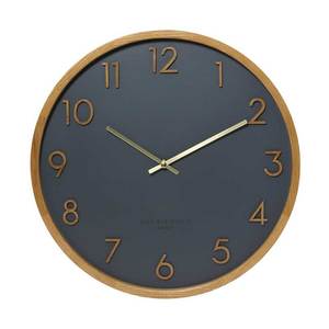 Scarlett Charcoal Wall Clock (35cm)