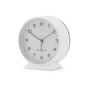Hayley Alarm Clock with Light - White