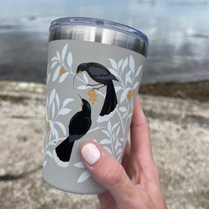 Stainless Steel Travel Coffee Cup - Huia