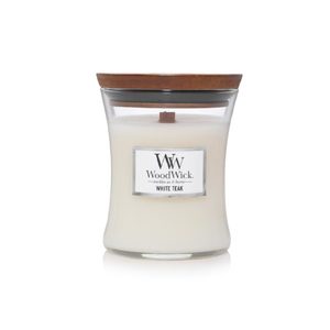 Candles Bogo: Medium Soy Candle - White Teak