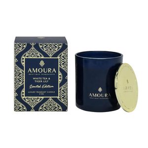 Candles Bogo: Luxury Fragrant Candle - White Tea & Tiger Lily