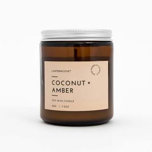 Lantern Cove: Glo Candle - Coconut & Amber
