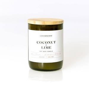 Lantern Cove: Jade Candle – Coconut & Lime