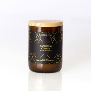 Lantern Cove: Amberesque Candle – Bamboo & Clover