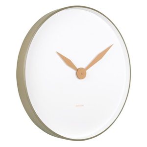Jumble Sale: Albatross Wall Clock – Moss Green (50cm)