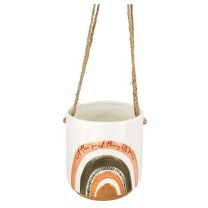 Jumble Sale: Woodstock Hanging Planter - Let The Good Thoughts Grow