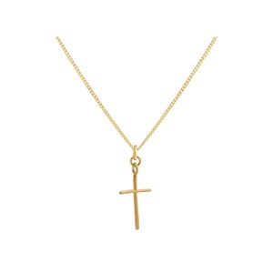 Lindi Kingi: Deluxe Exalted Cross Necklace - Gold