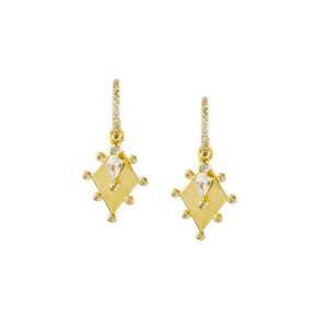 Lindi Kingi: Goddess Gold Earrings