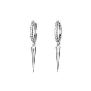 Lindi Kingi: Zenith Silver Hoop Earrings
