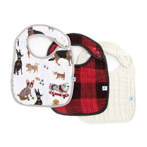 Little Unicorn: Cotton Muslin Classic Bib 3pk - Woof