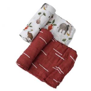 Baby Swaddles Wraps: Deluxe Muslin Swaddle 2pk – Safari Social