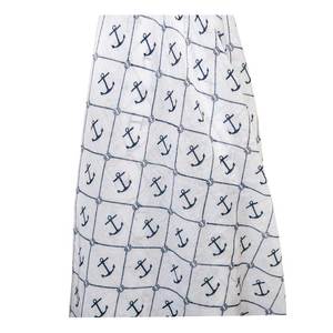 Navy Anchor Muslin Wrap