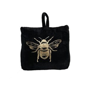 Hidden Gems: Black Velvet Bee Door Stop